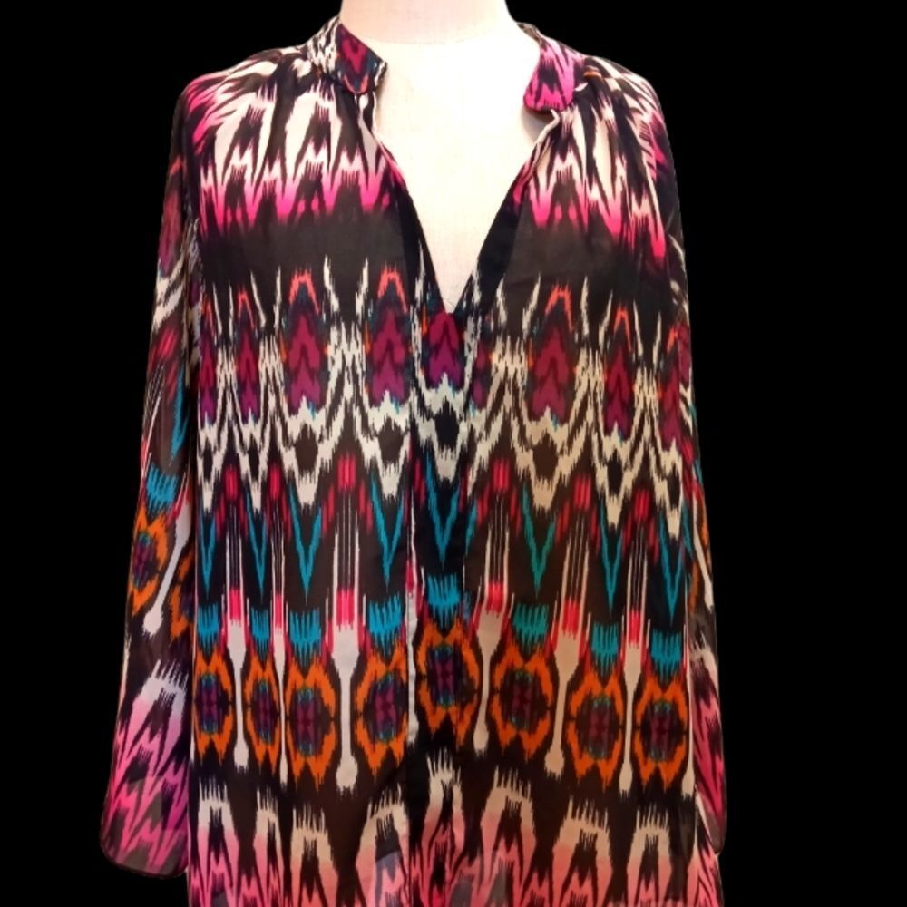 Tribal style long sleeves tunic🌟